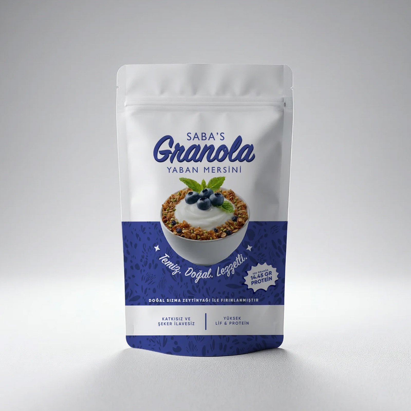 Yaban Mersini Parçacıklı Doğal Granola (300 Gram)