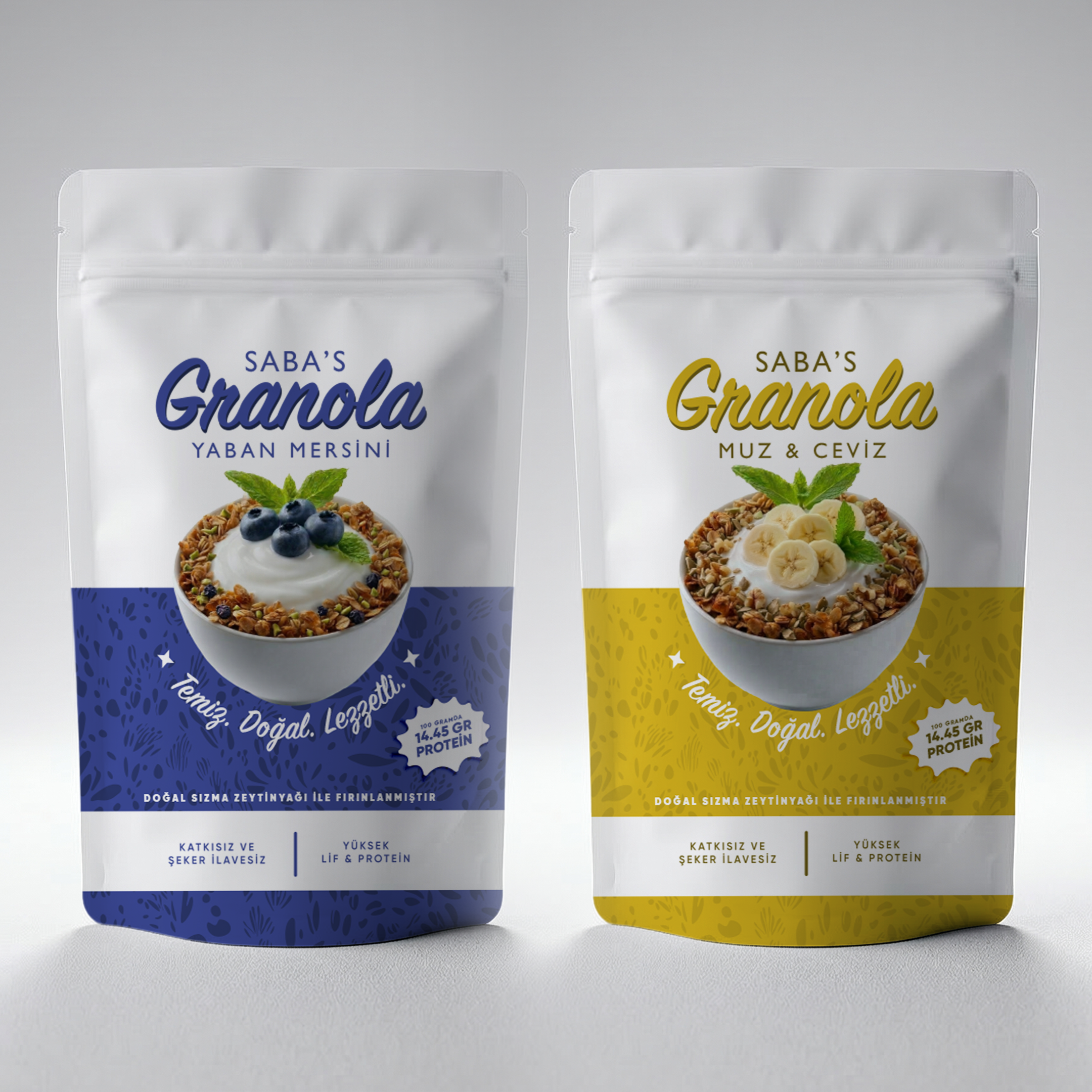 2'li Avantaj Paket Yaban Mersini & Muz - Ceviz 300 Gr X2
